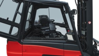 Drehbarer Fahrerarbeitsplatz von Linde Drehbarer Fahrerarbeitsplatz von Linde