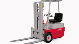 Erster Elektro Stapler von Linde Material Handling Erster Elektro Stapler von Linde Material Handling