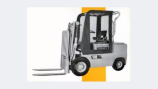 Älteres Staplermodell der FIrma Fennwick Älteres Staplermodell der FIrma Fennwick, die 1984 von Linde Material Handling gekauft wurde