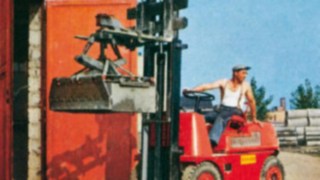 Hubtrac, erster Stapler von Linde Der erste Gabelstapler von Linde Material Handling - der Hubtrac