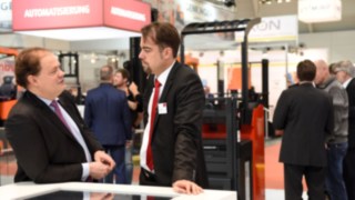 Linde auf der Messe Linde auf der Messe