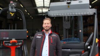 Mel Alexander Bruns, Produktspezialist Automatisierung bei Jetschke Industriefahrzeuge (GmbH & Co.) KG